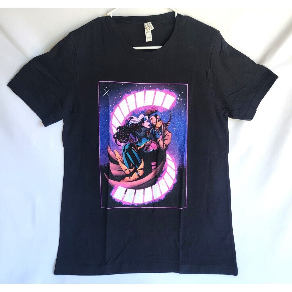 X-Men Gambit and Rogue Tee Shirt Kid L, Men Small